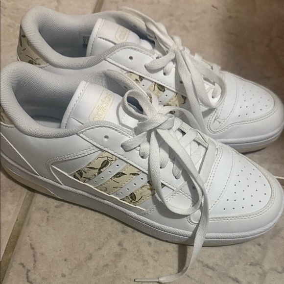 adidas gazelle silver green womens Adidas Women's Taekwondo Mei 'Floral' Core Black / Gum Slip On Sneakers main image 1